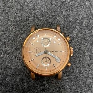 Fossil Rose Gold Watch Face